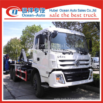 Dongfeng kinland décharger un camion à ordures